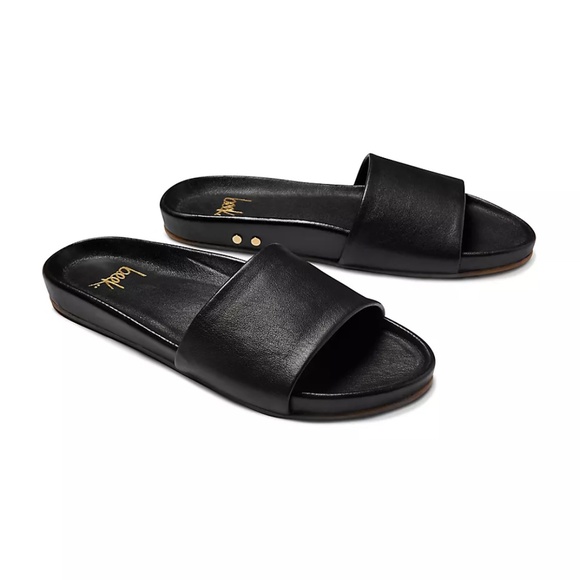 NEW Beek Gallito Anthropologie SANDALS black leather 10